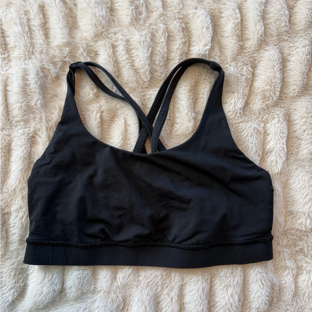 Lululemon Women's Black Sports Bra 8